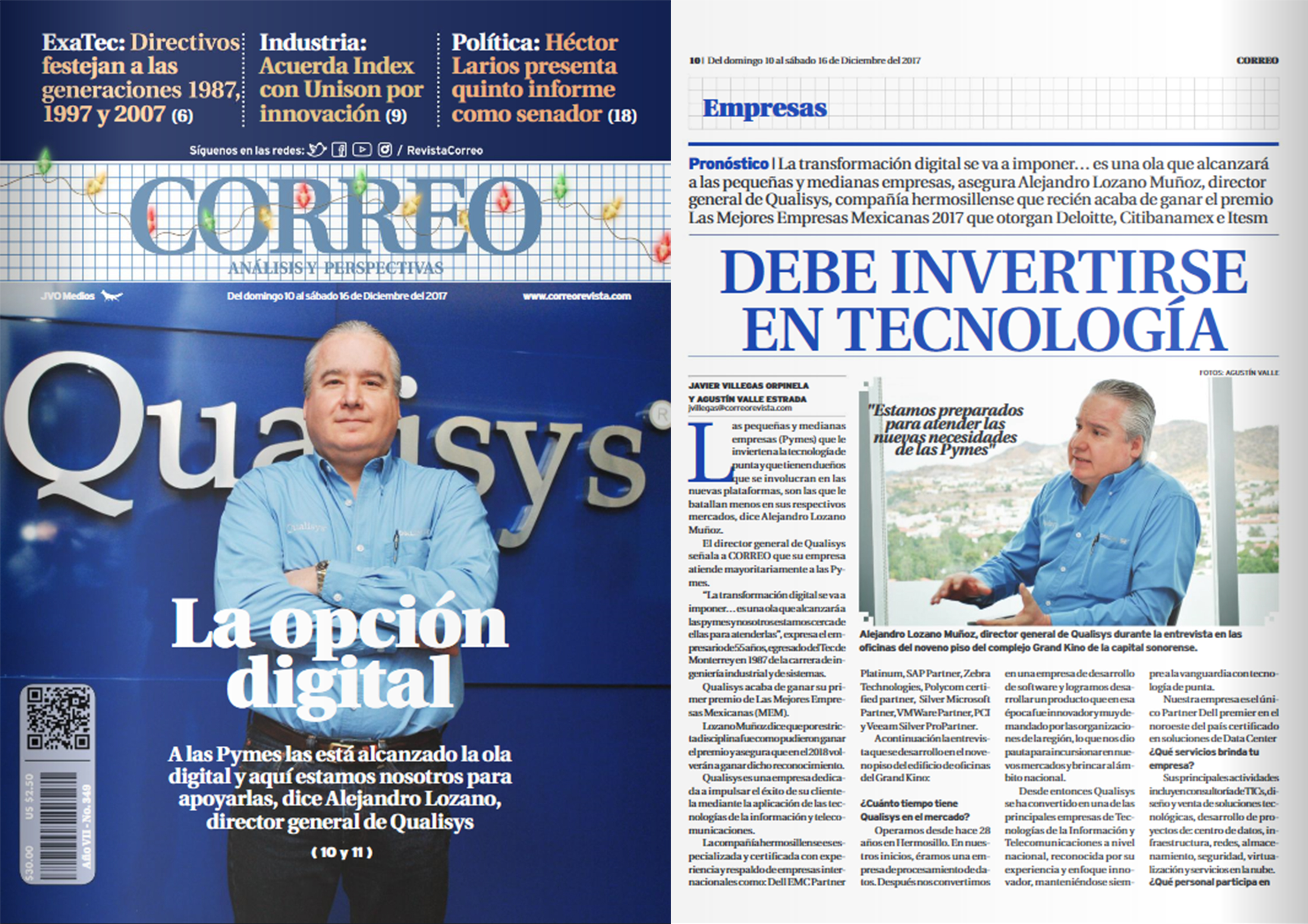 Entrevista al Ing. Alejandro Lozano 2017 | La Opción Digital - Image